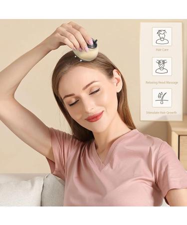 Buy 2-in-1 Hair Oil Applicator & Scalp Massage Brush - Gold 30ml for Hair Treatment & Essential Oils - Buy Online on GoSupps.com