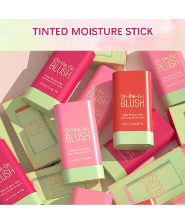 Smooth Blush Stick for Cheek Lip Makeup Cream Blush Long Lasting Delicate Texture Multipurpose Solid Moisturizer Stick 0.7oz - Buy Online on GoSupps.com