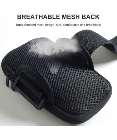 2-Pack Mobile Phone Bracelet & Sports Bag for Running - Outdoor Fitness Pocket with Headphone Connection (Black) - Buy Online on GoSupps.com