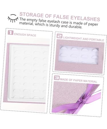 Didiseaon 1pc Eyelash Box Empty Lash Book False Eyelash Holder & Organizer Eyelash Container Cross Nail Charm Mp Oganize Para Guardar Lash Book Empty Eyelash Book Artificial Pink Paper Tool 22x18cm Pink - Buy Online on GoSupps.com