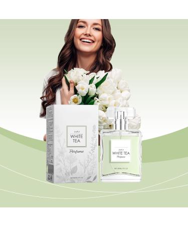 White Tea Perfume White Tea Eau De Toilette Spray Perfume for Women Refreshingly Elegant Long-Lasting Fragrance Women's Perfume Unveiling Sophisticated Charm - Buy Online on GoSupps.com