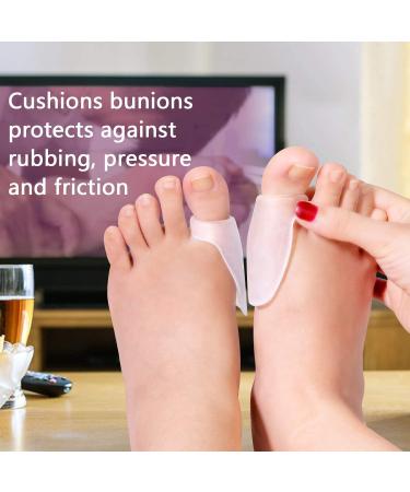 Promifun Gel Bunion Protector Shield - 10 Pack Bunion Pads & Cushions - Relieve Foot Pain - Toe Bunion Guard - Clear (10pcs) - Buy Online on GoSupps.com
