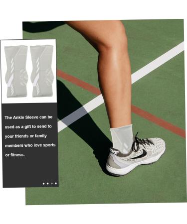 Buy JojoFuny Ankle Protector Sleeves - Reusable Sweat-Absorbing Fitness Shoes Protector for Women | Universal Ankle Wraps for Ultimate Comfort - Buy Online on GoSupps.com