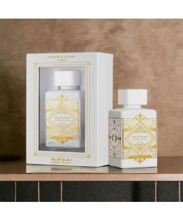 Lattafa Bade'e Al Oud Honor & Glory for Unisex Eau de Parfum Spray 3.4 Ounce / 100 Ml Oriental Spicy Fruity Vanilla Amber Wood - Buy Online on GoSupps.com