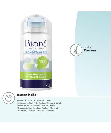 Bior Deep Cleaning Powder Peel - 2x125g | pH-Neutral Baking Powder Formula for Dry to Greasy Combination Skin | Dermatologically Tested - Buy Online on GoSupps.com