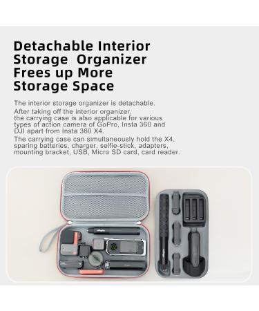 Honbobo Carrying Bag for Insta360 X4 - Protective Storage Case & Accessories - Buy Online on GoSupps.com