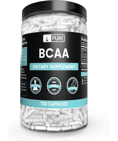 PURE ORIGINAL INGREDIENTS Creatine Monohydrate BCAA & L-Glutamine Capsules Bundle No Fillers Always Pure - Buy Online on GoSupps.com