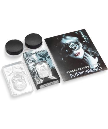 Buy Top Quality White Screen Mesh Colored Contact Lenses - 1 Pair for Halloween Mardi Gras & Carnival | Free Contact Lens Case Included - Buy Online on GoSupps.com