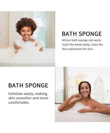 African Exfoliating Net Sponge - 2 Pack | Bath & Shower Body Scrubber Set - Buy Online on GoSupps.com