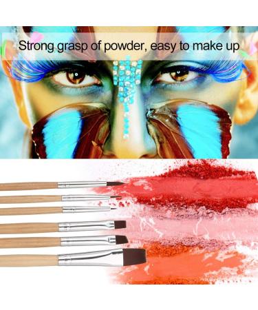 High-Quality 6-Piece Makeup Art Oil Color Brush Set | Halloween Face Makeup Brushes | Professional Cosmetic Brushes for Kids & Painters - Buy Online on GoSupps.com