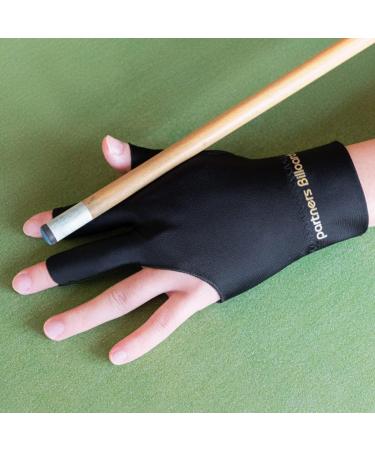 Tokaneit Breathable Billiard Gloves - 3-Finger Snooker & Pool Gloves | 2-Piece Set in Black - Ideal for Carrom Games - Buy Online on GoSupps.com