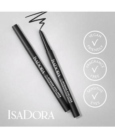  Isadora IsaDora Kajal Waterproof Intense Black 24H - Strong smudge-proof hold - Ideal eyeliner pencil for smoky eyes - Waterproof black kohl pencil - Particularly easy application - Buy Online on GoSupps.com