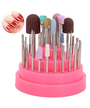 Anggrek 45-Part Nail Drill Set - Pink at Home Salon Tool for Manicure & Nail Polishing | Best Nail Polier Accessories - International Shipping - Buy Online on GoSupps.com