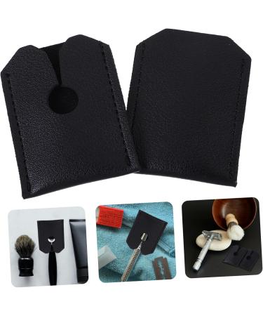Magiclulu 2-Piece Leather Cover for Shaver - Safety Sleeves & Travel Storage Bag for Razor Heads - Buy Online on GoSupps.com