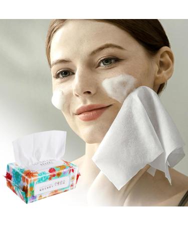 Cotton Face Wipes | Thick Face Towel with Pearl Pattern Design | Hygienic Dry Sheet for Large Face Towel Face Wash Sensitive Skin Makeup Remover - Buy Online on GoSupps.com