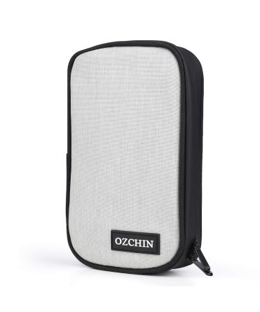 OZCHIN Smell Proof Bags 2021 New Odor Proof Bag Pouch Storage Case 8 x 5 inch (Light Gray)