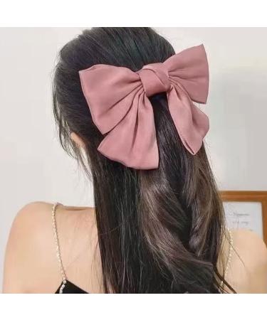 Shop Pink Bow Hair Clips for Women & Girls | French Large Hair Bows - International Shipping - Buy Online on GoSupps.com