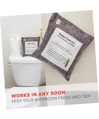 ULTECHNOVO Bamboo Charcoal Bags - 2 Pcs Air Deodorizer Gray | Eco-Friendly Odor Eliminator for Home & Travel - Buy Online on GoSupps.com