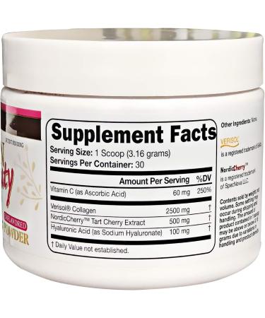 Collagen Beauty Powder By Suzy Cohen (3.3 oz) Anti Aging Hydrolyzed Protein Collagen Powder Type I and III for Supple Skin Shiny Hair & Strong Nails- Unflavored Powder Drink with Verisol- Made in US - Buy Online on GoSupps.com