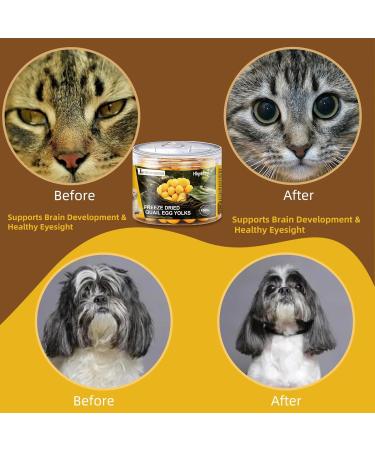 Freeze Dried Quail Egg Yolk Treats for Cats Dogs Increase Appetite All Natural Freeze-Dried Limited Ingredient Quail Egg Yolk Pet Snacks Increase Nutrition Healthy Training Treats for Dogs Puppy - Buy Online on GoSupps.com