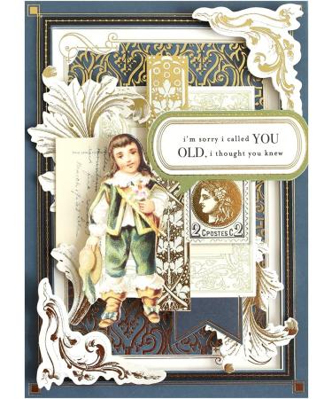 Anna Griffin Beaux Regards Collage Card Toppers Kit - 48pcs | Card Making Kit - Buy Online on GoSupps.com