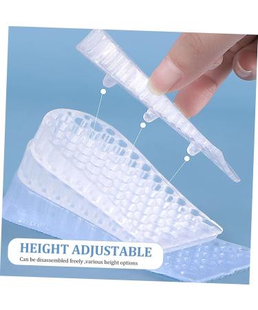 Buy Healvian Height Increasing Insoles - 4 Pairs Invisible Gel Pads for Men & Women Flannel Miss Blush Heel Inserts for Comfortable Height Lift - Buy Online on GoSupps.com