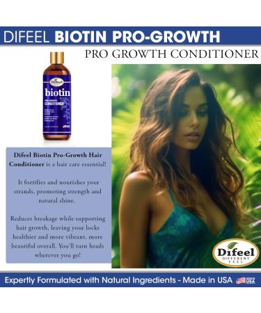 Difeel Elevated Pro-Growth Biotin Conditioner 12 oz | Paraben-Free Hair Growth Solution for Thin Hair - Shop Internationally - Buy Online on GoSupps.com