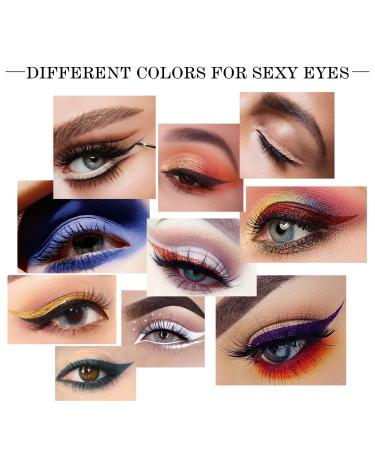 LSxia 2-in-1 Green Gel Eyeliner Set - Waterproof, Smudge Proof, High Pigment Eye Makeup with Brush - Cream Eyeliner Pot for Women - Buy Online on GoSupps.com