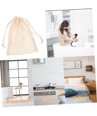 Mikinona 5pcs Soap Storage Cotton Linen Soap Bar Soap Wash Pouch Sisal Saver Nut - Buy Online on GoSupps.com