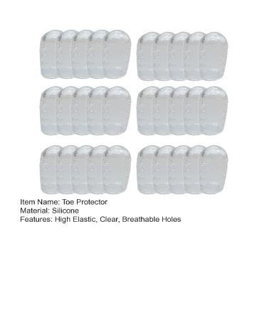 30 PCS Silicone Anti-Friction Toe Protectors - Pinky Toe Sleeves for Corns, Blisters, Ingrown Toenails - Buy Online on GoSupps.com