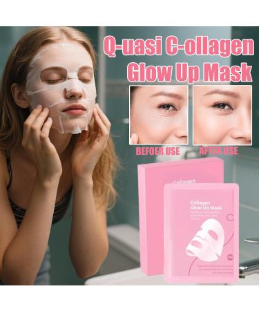 Facial care film Glow Up Facial Care Products 4 Pieces Moisturizing Firming Patches for Sleep Beauty Eye Neck Spa - Buy Online on GoSupps.com