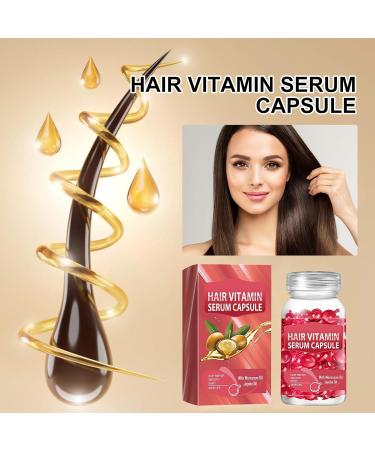  Capgoost Hair Vitamin Capsule Hair Serum Enriched with Vitamin A C E Oil - Moisturizing Essence - 30 Capsules - Buy Online on GoSupps.com