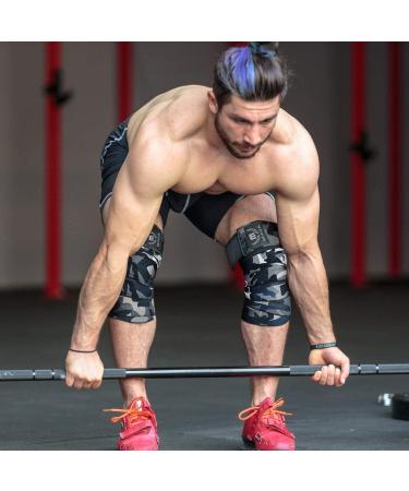 Mava Sports Camo Grey Knee Wraps - Compression & Elastic Support for Cross Training WODs - Buy Online on GoSupps.com