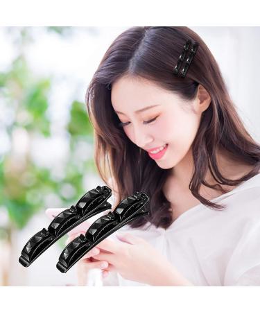 SHUNMEIL 4PCS Double Bangs Hairstyle Hairpin Set - Woven Large Real Hair Accessories with Clips | Hollow Layer Plait Headband Hair Bands - Buy Online on GoSupps.com