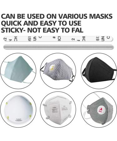 100PCS Nose Bridge Strips for Mask - 90MM Aluminum Adhesive Metal Wire Straps for DIY Face Mask Crafting - Buy Online on GoSupps.com
