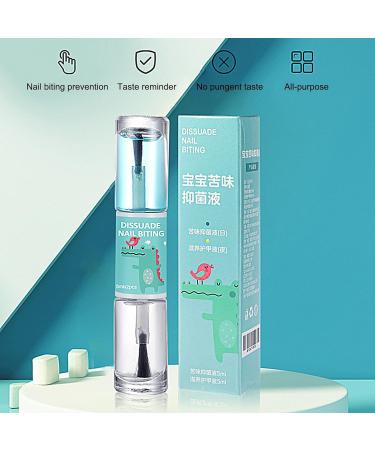 No Bite Nail Polish | Kid's Bitter Tasting 10ml Liquid Polish | Natural Ingredients Nail Care Tool for Adults Teenagers of All Ages Children - Buy Online on GoSupps.com