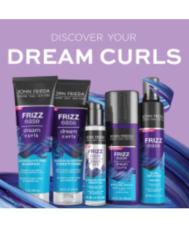Frizz Ease Dream Curls Cream Oil - Hydrating Hair Oil for Curly Frizzy Hair - Nourishes and Repairs Dry Damaged Hair - 3.5oz - Buy Online on GoSupps.com