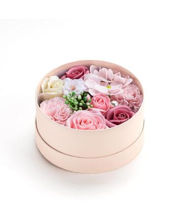 Flora Scented Luxury Bath Soap - Rose/Carnation Flowers with Plant Essential Oil in Gift Box | Perfect Gift for Birthday, Valentine's Day, Mother's Day, Teachers' Day, Christmas - Buy Online on GoSupps.com