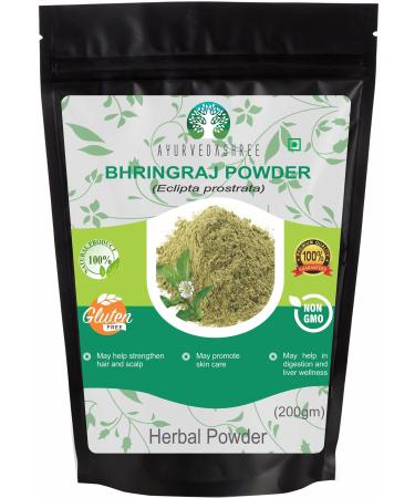 Bhringraj Powder 200 Gm I Bhringaraj Eclipta Alba Powder Promotes Healthy Hair Growth - Buy Online on GoSupps.com