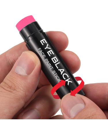 CCBeauty Pink Eye Black Stick - Waterproof Anti-Glare Grease Paint for Baseball Football Softball Lacrosse | Multi-Sport Athlete & Fan Essential - Buy Online on GoSupps.com