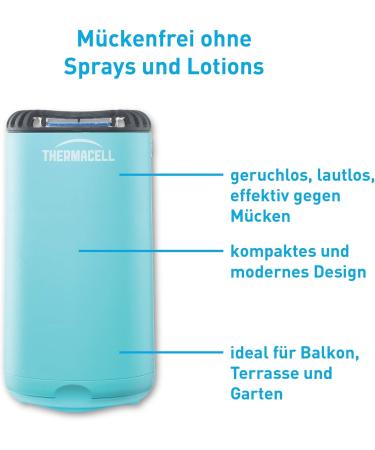 Thermacell Mosquito Repellent - Innovative Stand Design for Garden Terrace & Camping - Blue Edition - Buy Online on GoSupps.com