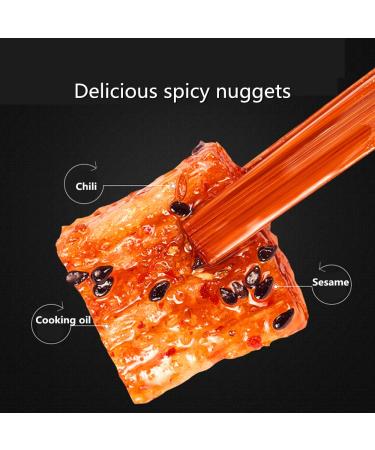 Spicy Strip Konjac Flour Snack Latiao Piece 250g - Vegan, Keto, Low Carb, Gluten-Free - Non-GMO Chinese Treat - Buy Online on GoSupps.com