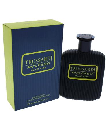 Trussardi Riflesso Blue Vibe Men EDT Spray 3.4 oz 3.4 Ounce (Pack of 1) - Buy Online on GoSupps.com