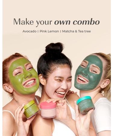 Glam Up Brightening Pink Lemon Clay Mask - Vegan Hypoallergenic Detox Face Mask for Deep Cleansing and Pore Minimization - Organic Clean Beauty Skincare - Buy Online on GoSupps.com