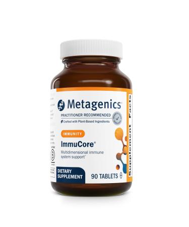 Metagenics ImmuCore - Immune Support with Vitamins C & D3 Zinc Selenium & Mushroom Extracts* - Antioxidant & Respiratory Support* - Non GMO Gluten Free - 90 Tablets
