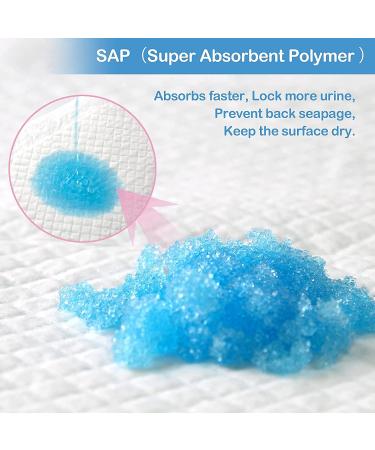 SOFYFINE Disposable Changing Pads - 100 Count Waterproof Bed Pads for Baby | Underpads for Changing Table, Newborn Diaper Pad Liners | Toddler Pee Pad 24 x 17 Inches - White - Buy Online on GoSupps.com