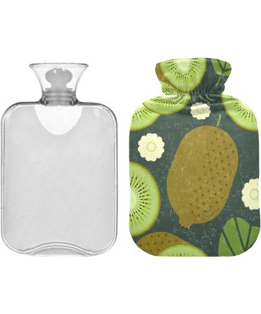 NAANLE Sliced Kiwi Hot Water Bottle - 2L Transparent Heater for Bed Hand & Feet Warmer | Pain Relief & Cold Therapy - Buy Online on GoSupps.com