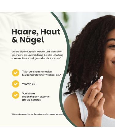 Cupplement Biotin Vitamin B8 Capsules 10000 mcg 60 Capsules Hair Growth Skin & Nails Horse Singlepack - Buy Online on GoSupps.com