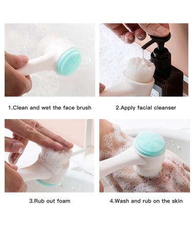 Blue Face Cleaning Brush - Deep Cleansing & Exfoliation for All Skin Types - Buy Online on GoSupps.com