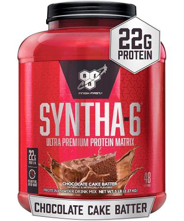 BSN Syntha 6 Ultra Premium Protein Matrix Chocolate Cake Batter 5 lb (2.27 kg)